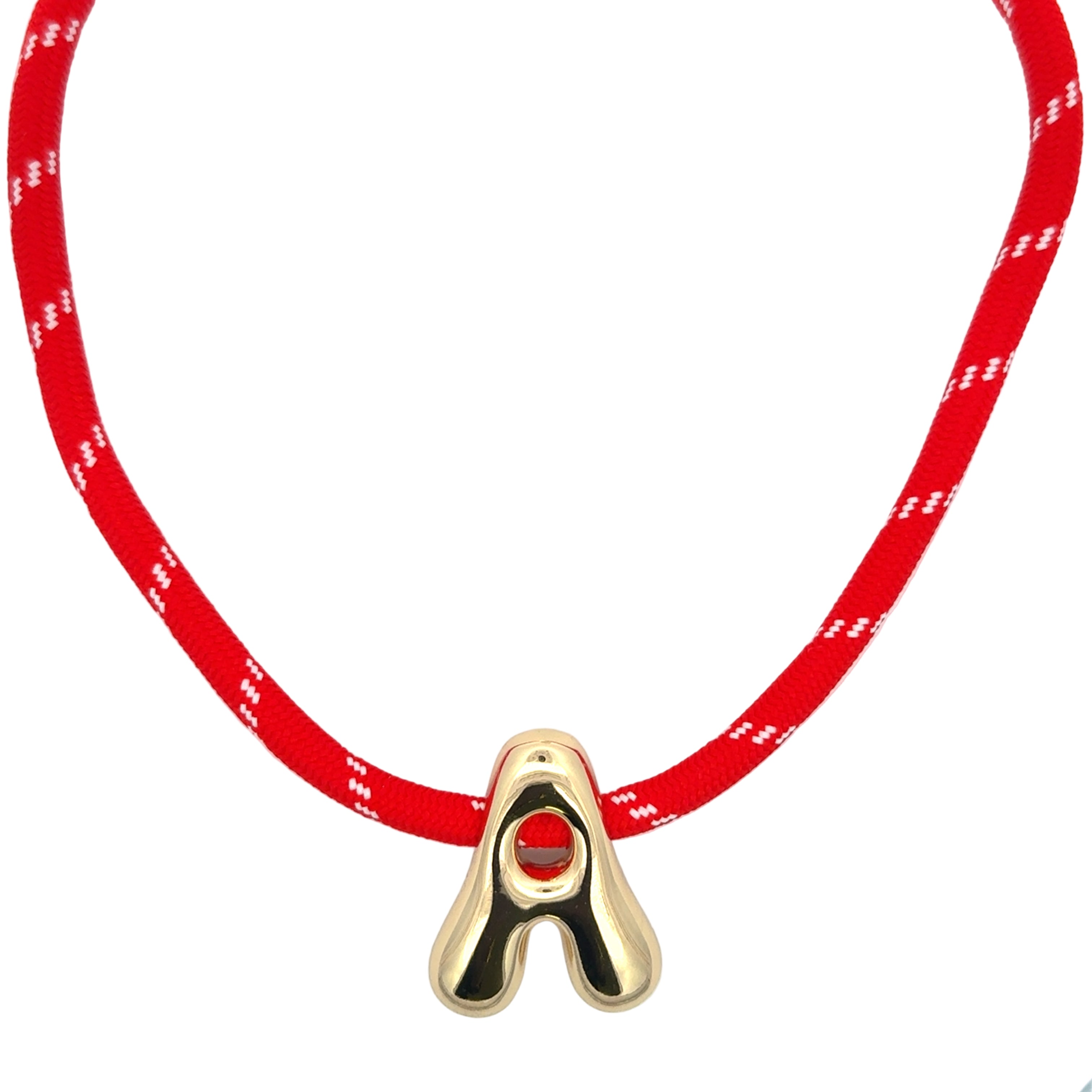 Bubble Letter Cord Necklace