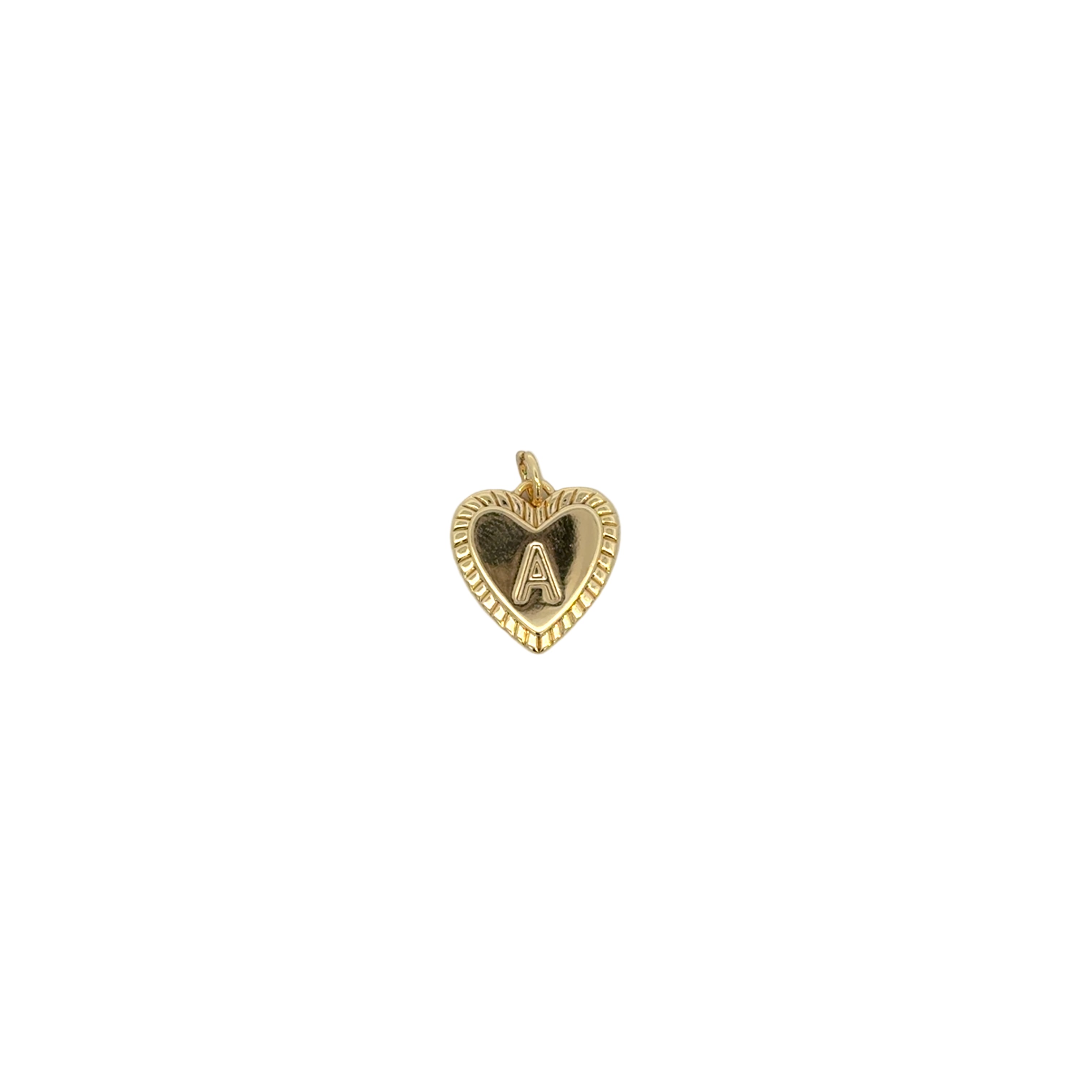 Initial Heart Charm