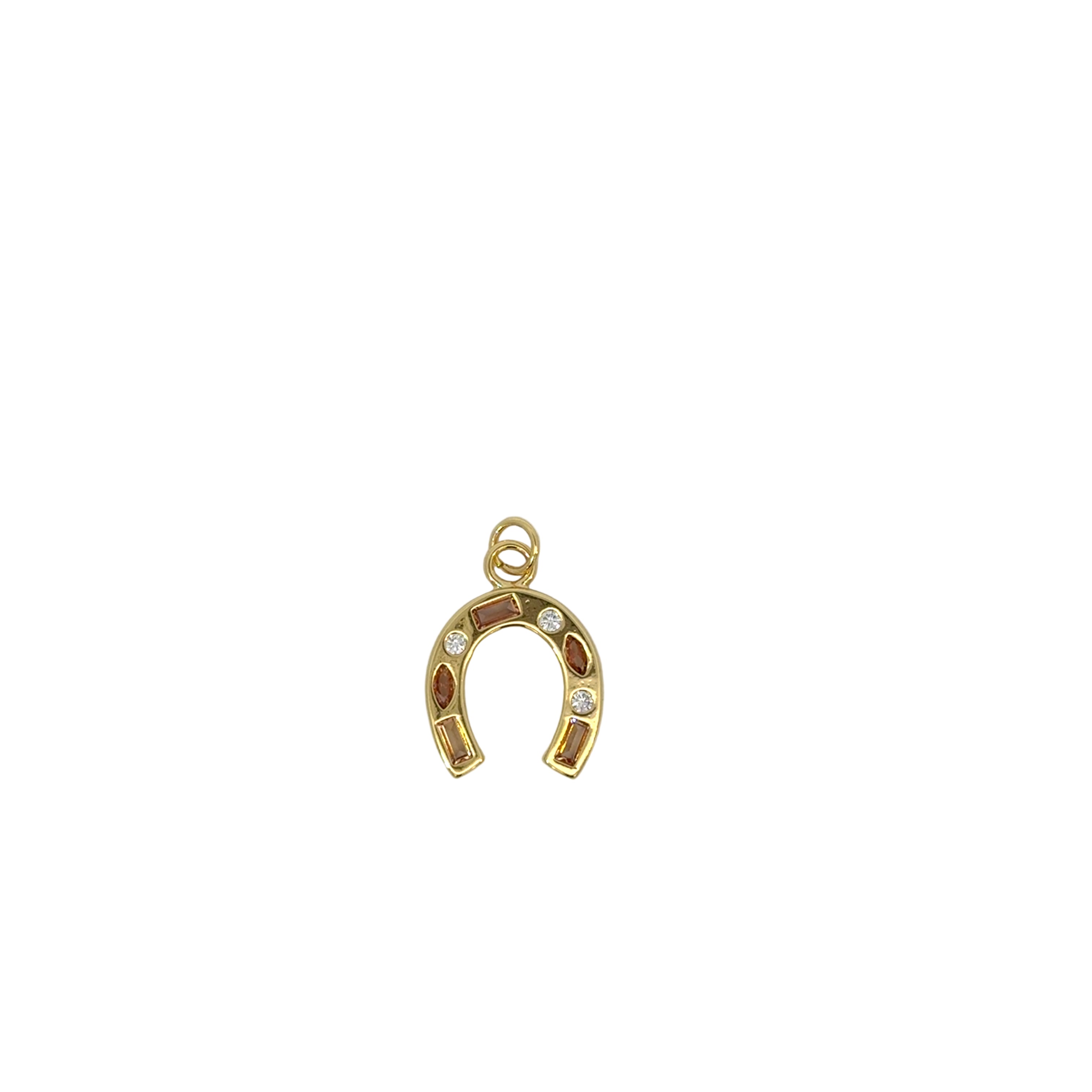 Marquise Horseshoe Charm