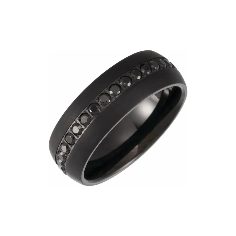 Tungsten Studded Band
