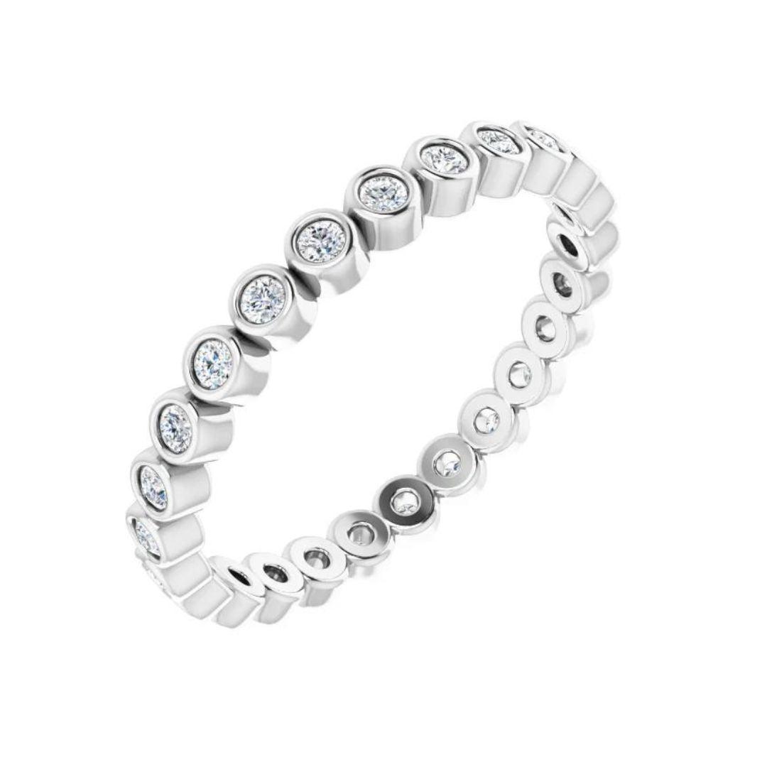 Bezel Eternity Band - Nashelle
