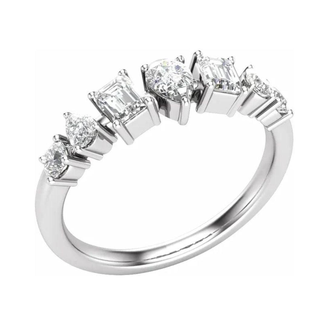 Cluster Diamond Anniversary Band - Nashelle