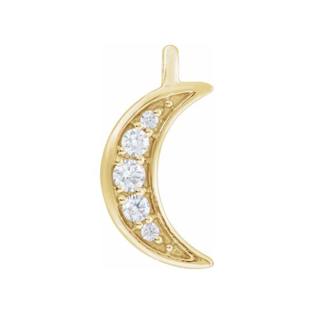 Diamond Moon Charm - Nashelle