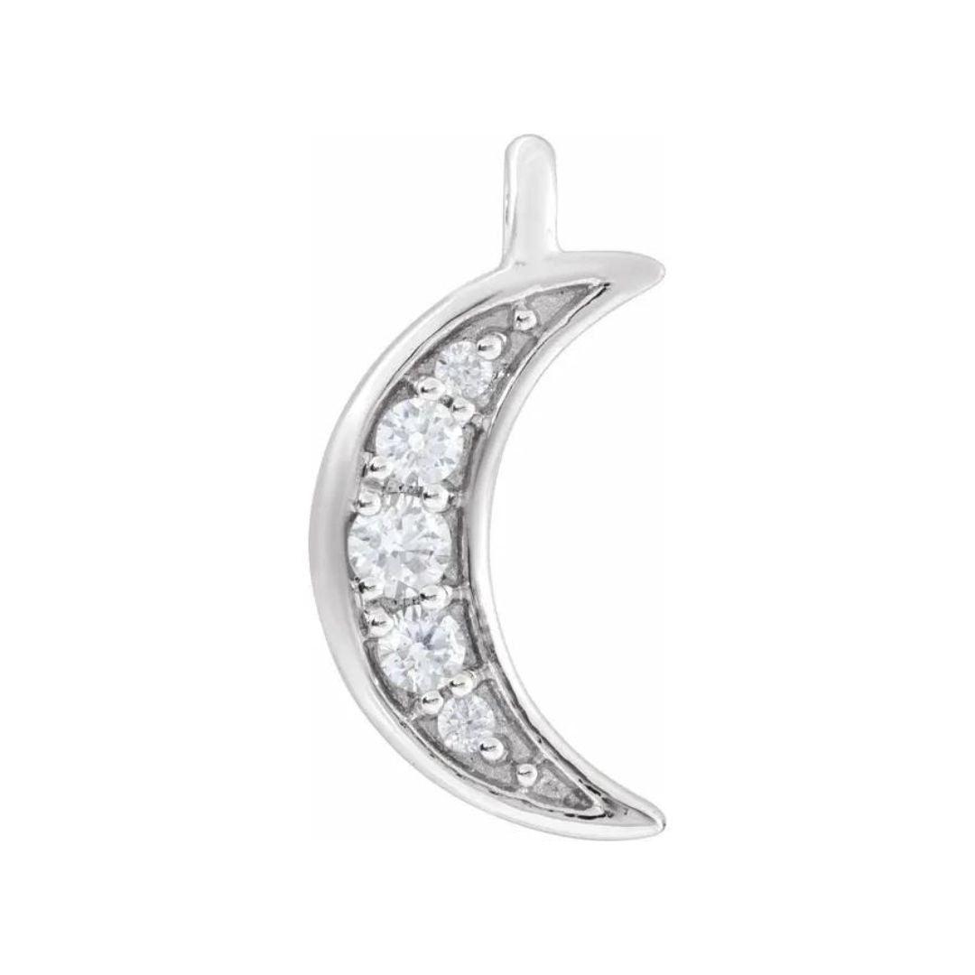 Diamond Moon Charm - Nashelle