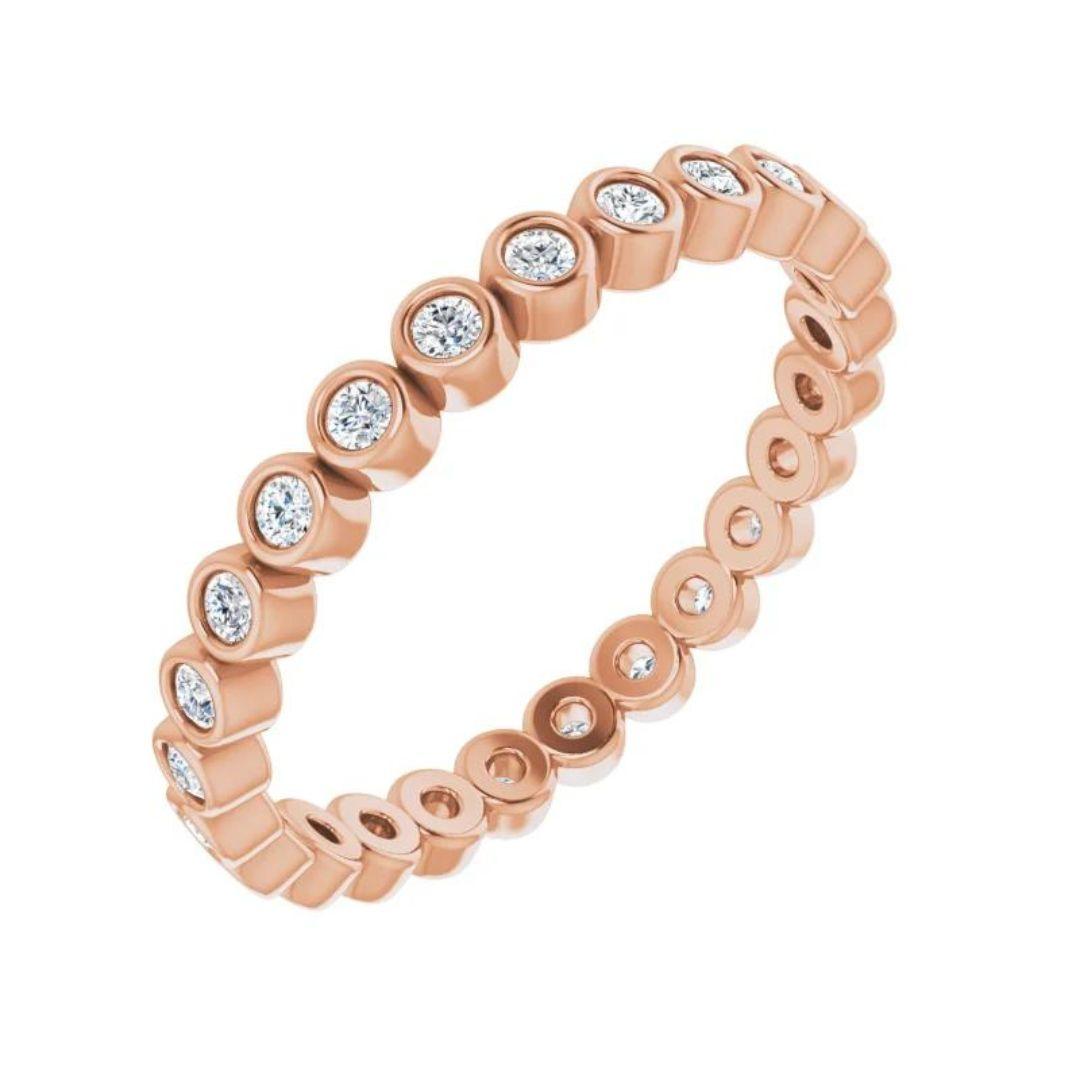 Bezel Eternity Band - Nashelle