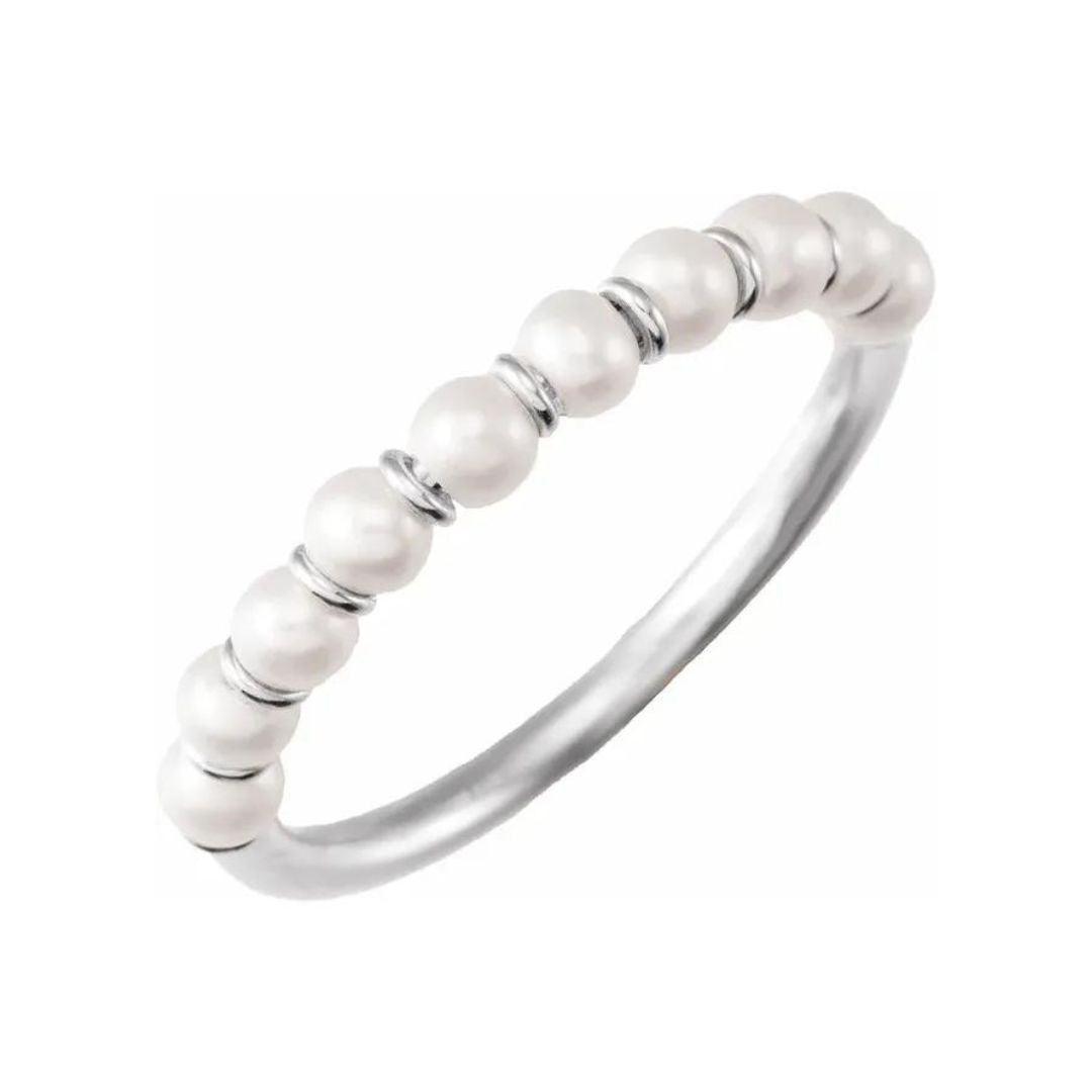 Petite Pearl Ring - Nashelle