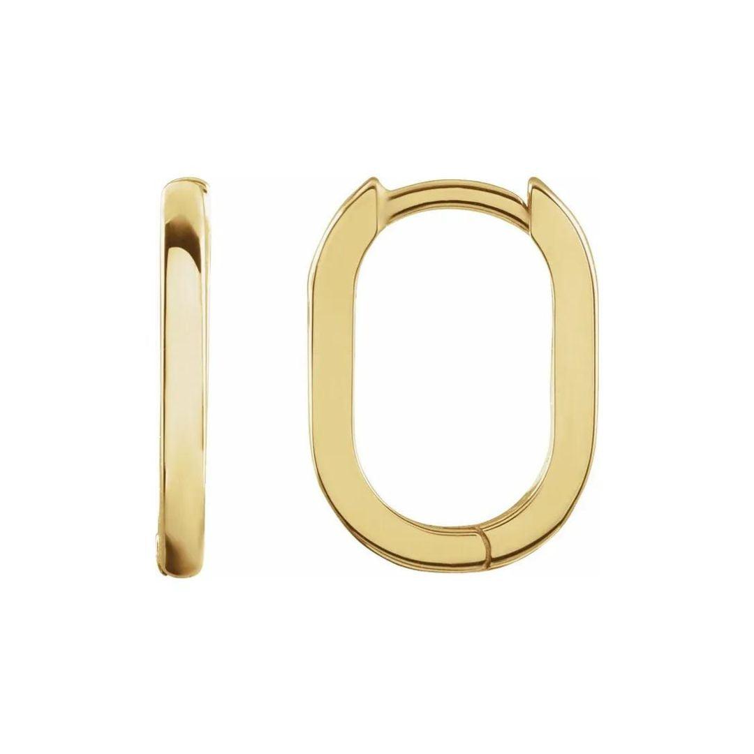 Elongated Oval Huggies - Nashelle