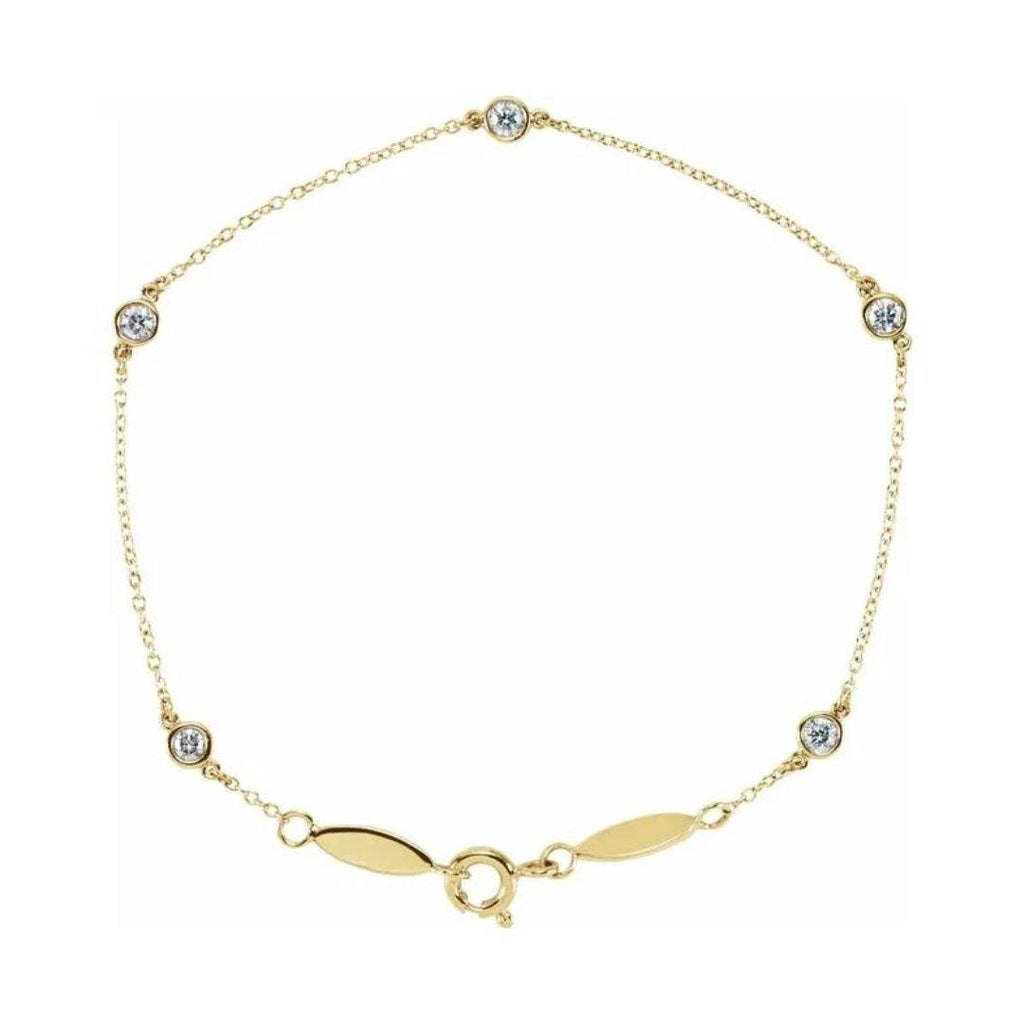 Diamond Station Bracelet - Nashelle