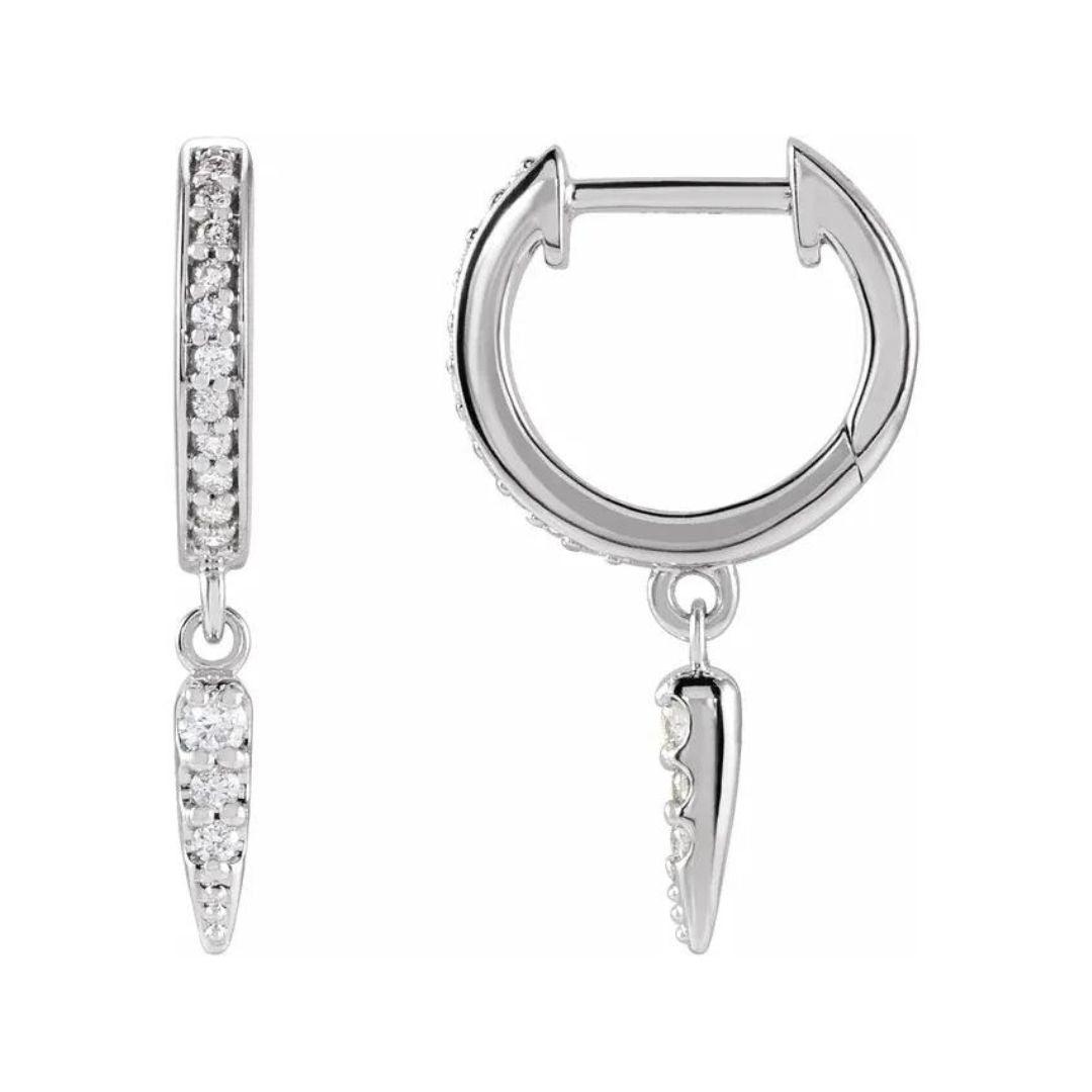 Diamond Spike Huggies - Nashelle