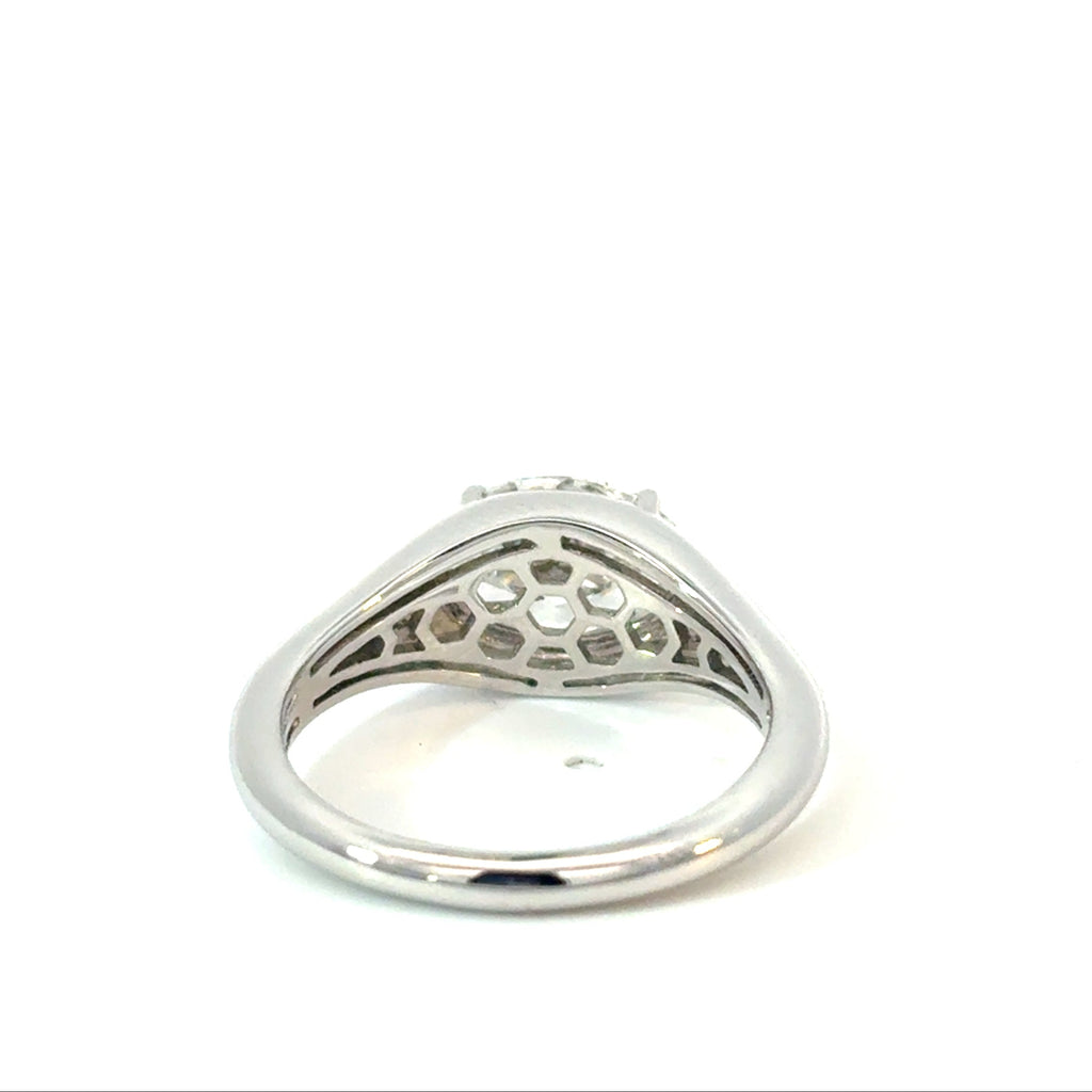 Oval Cut Diamond Solitaire Ring