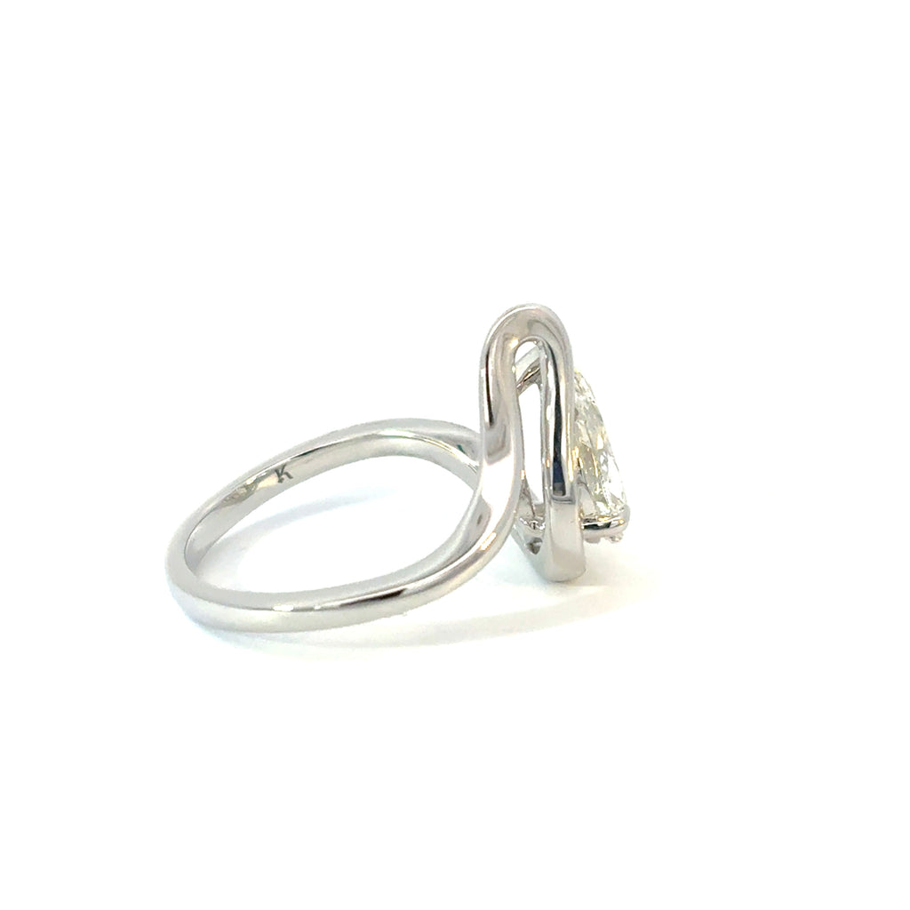Embrace Pear Diamond Wrap Ring