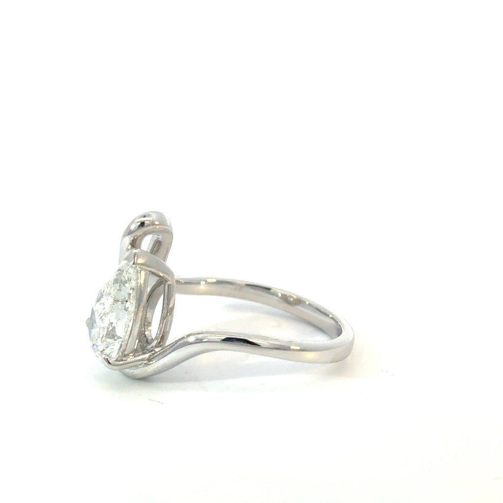 Embrace Pear Diamond Wrap Ring