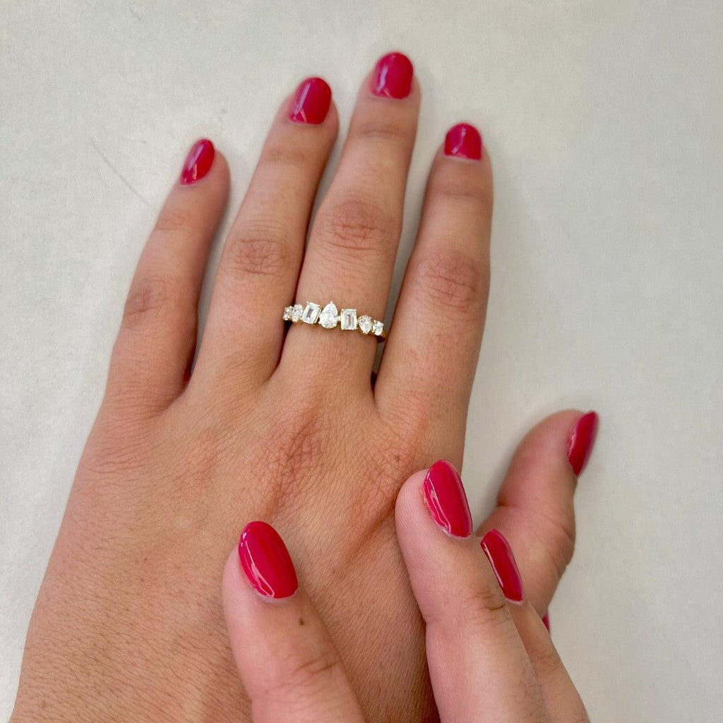 Cluster Diamond Anniversary Band - Nashelle