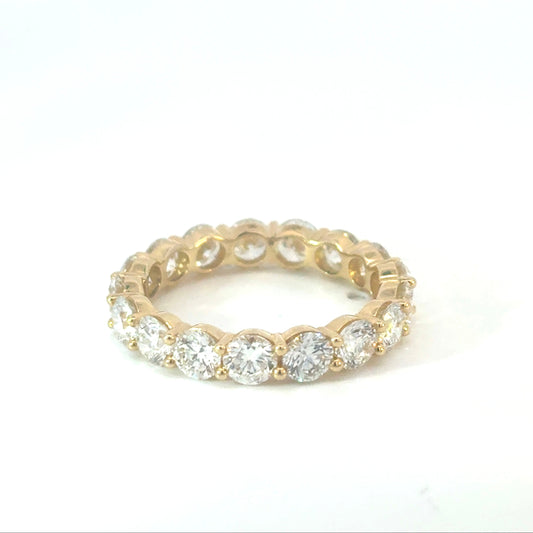 Round Cut Diamond Eternity Band