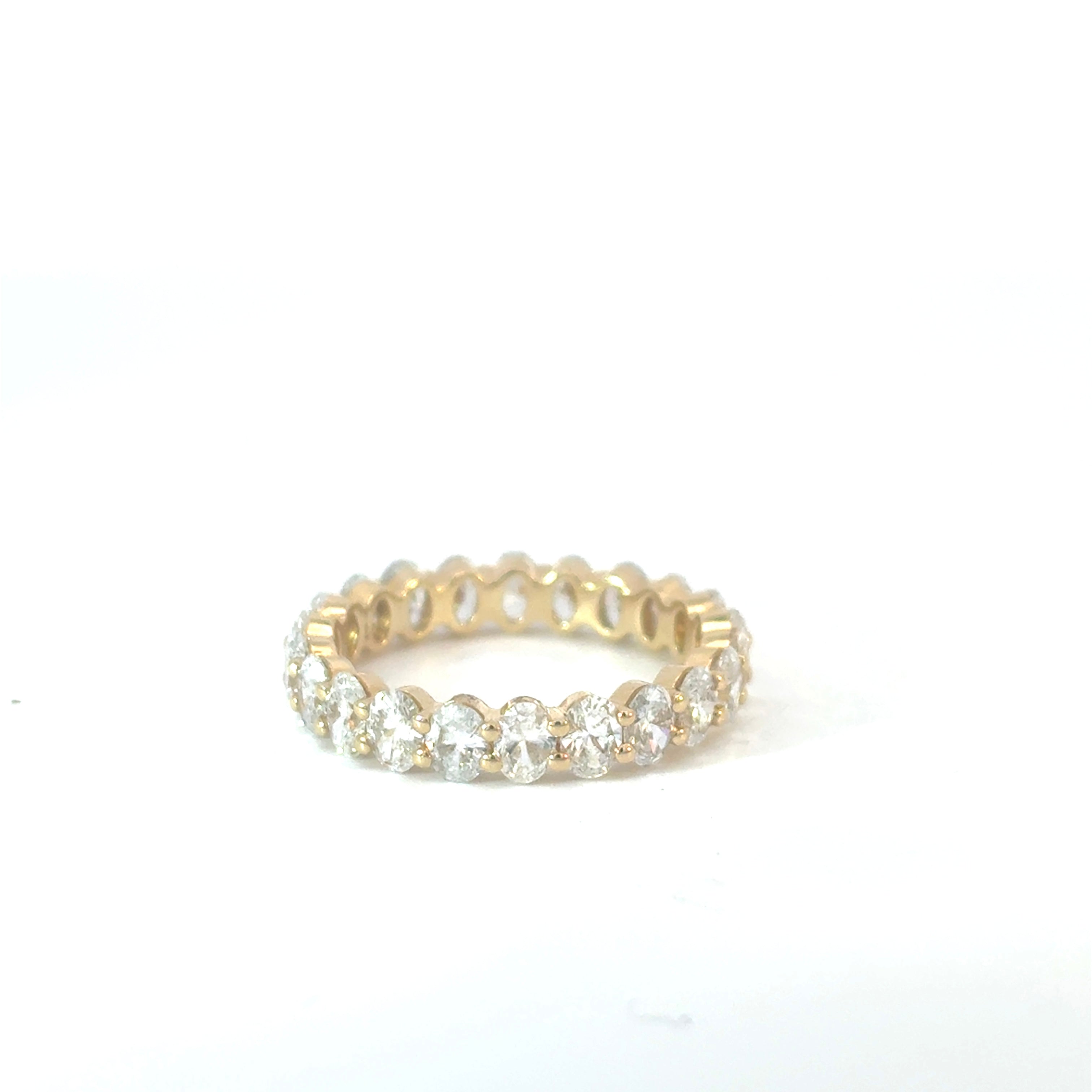 Oval Cut Diamonds Eternity Band