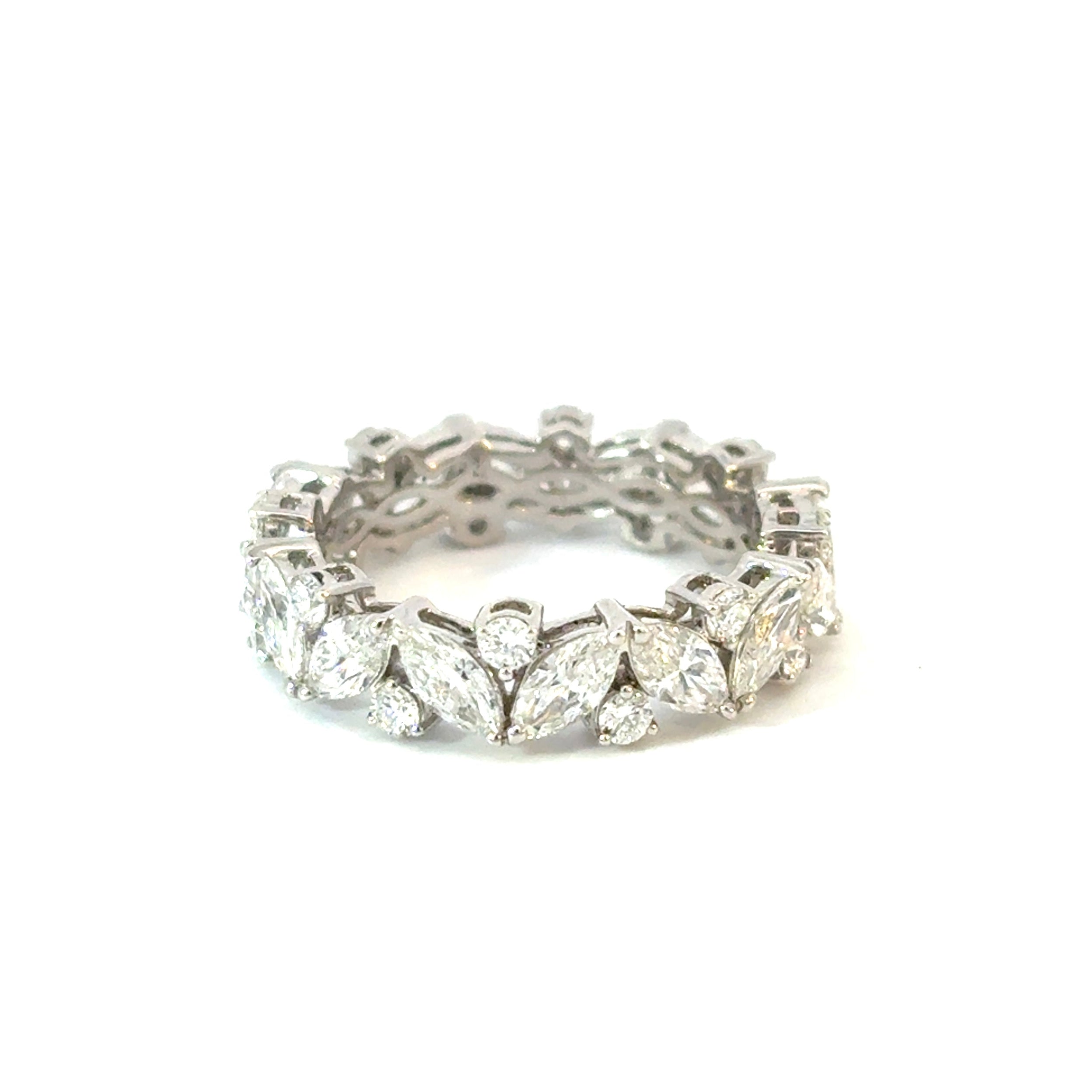 Mid Summers Night Diamond Eternity Band
