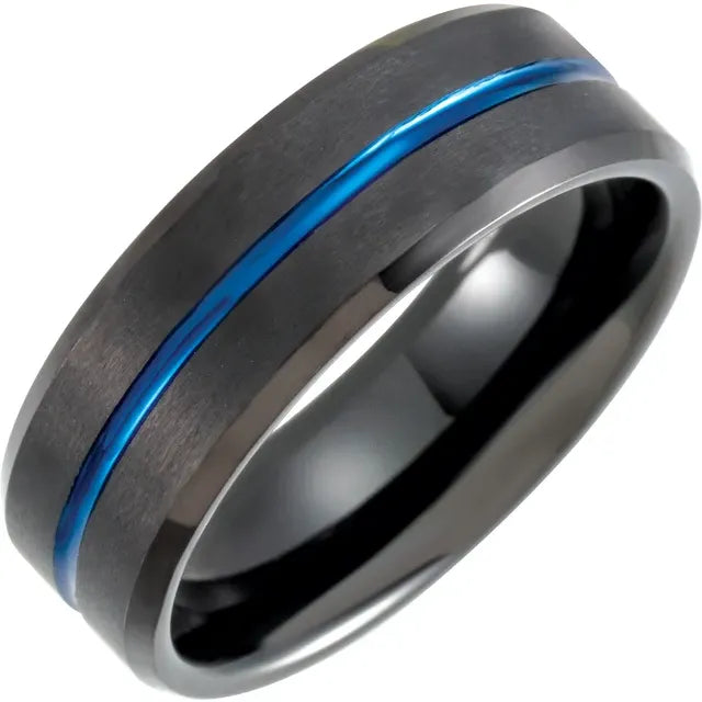 Tungsten Black & Blue Band
