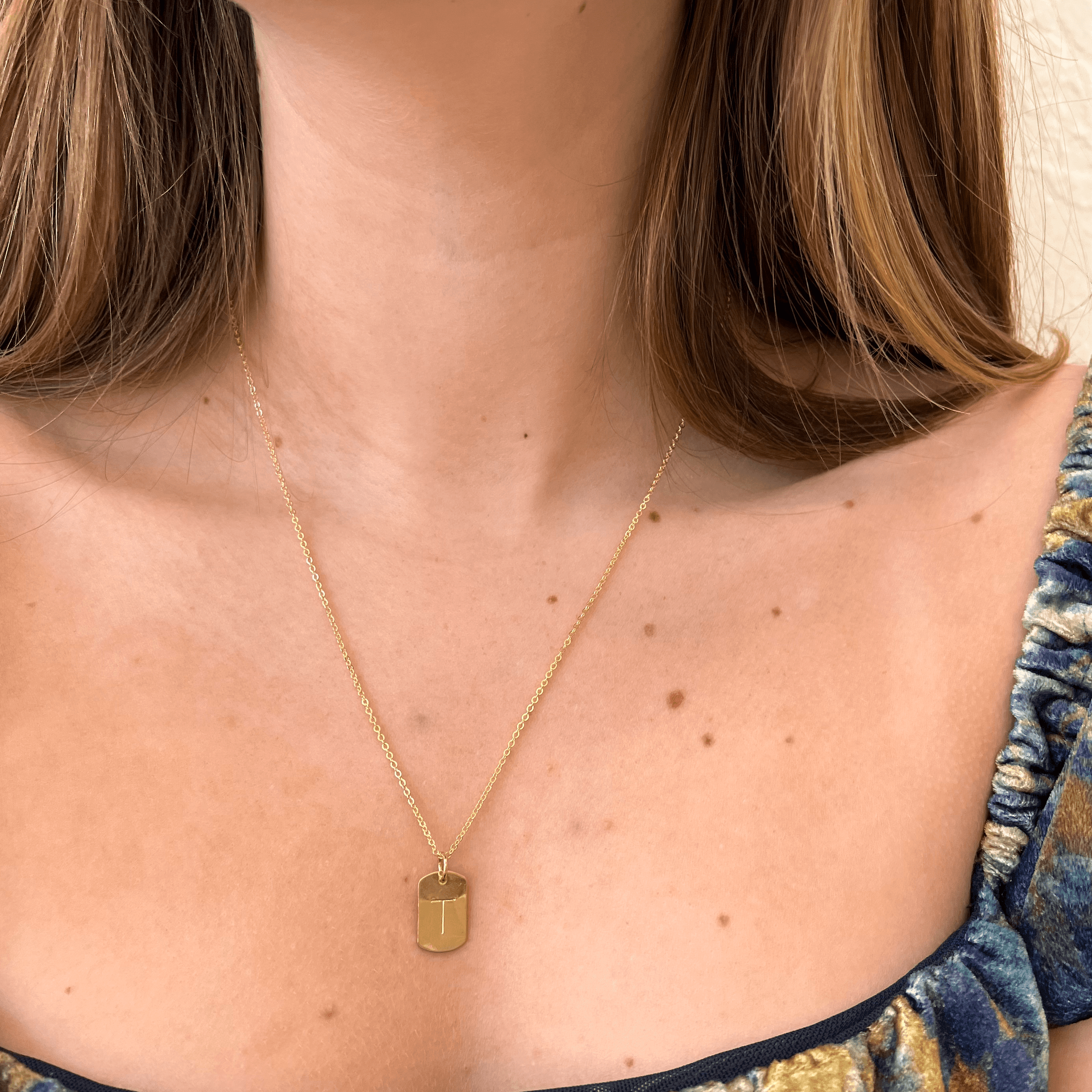 Tag Charm Cursive Letter - Nashelle