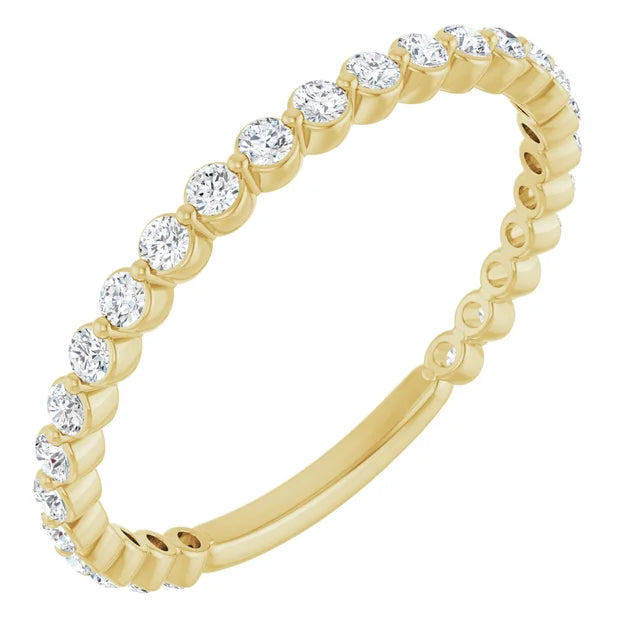 Diamond Dot Anniversary Band
