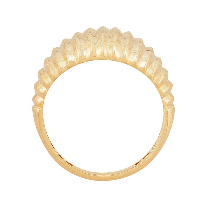 Ridged Dome Ring
