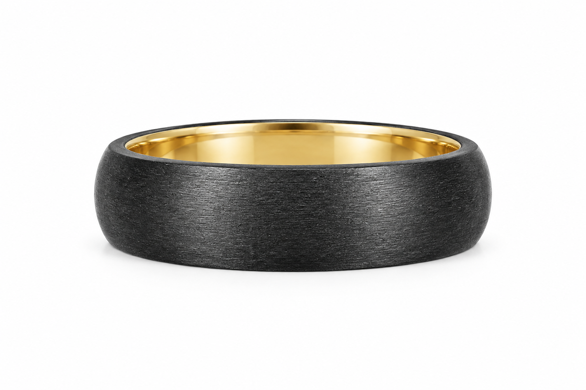 Horizontal Half Round Black Band product image