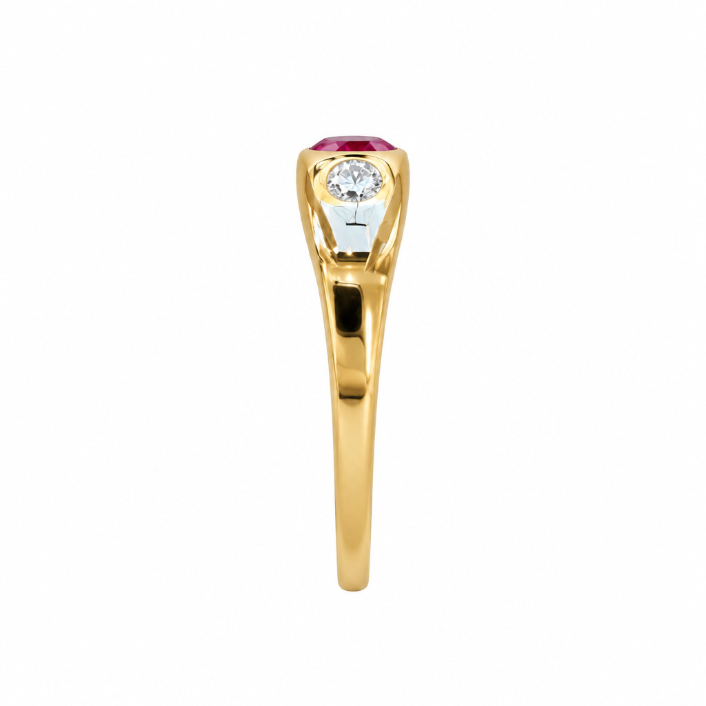 Ruby Ring edge profile on a white background