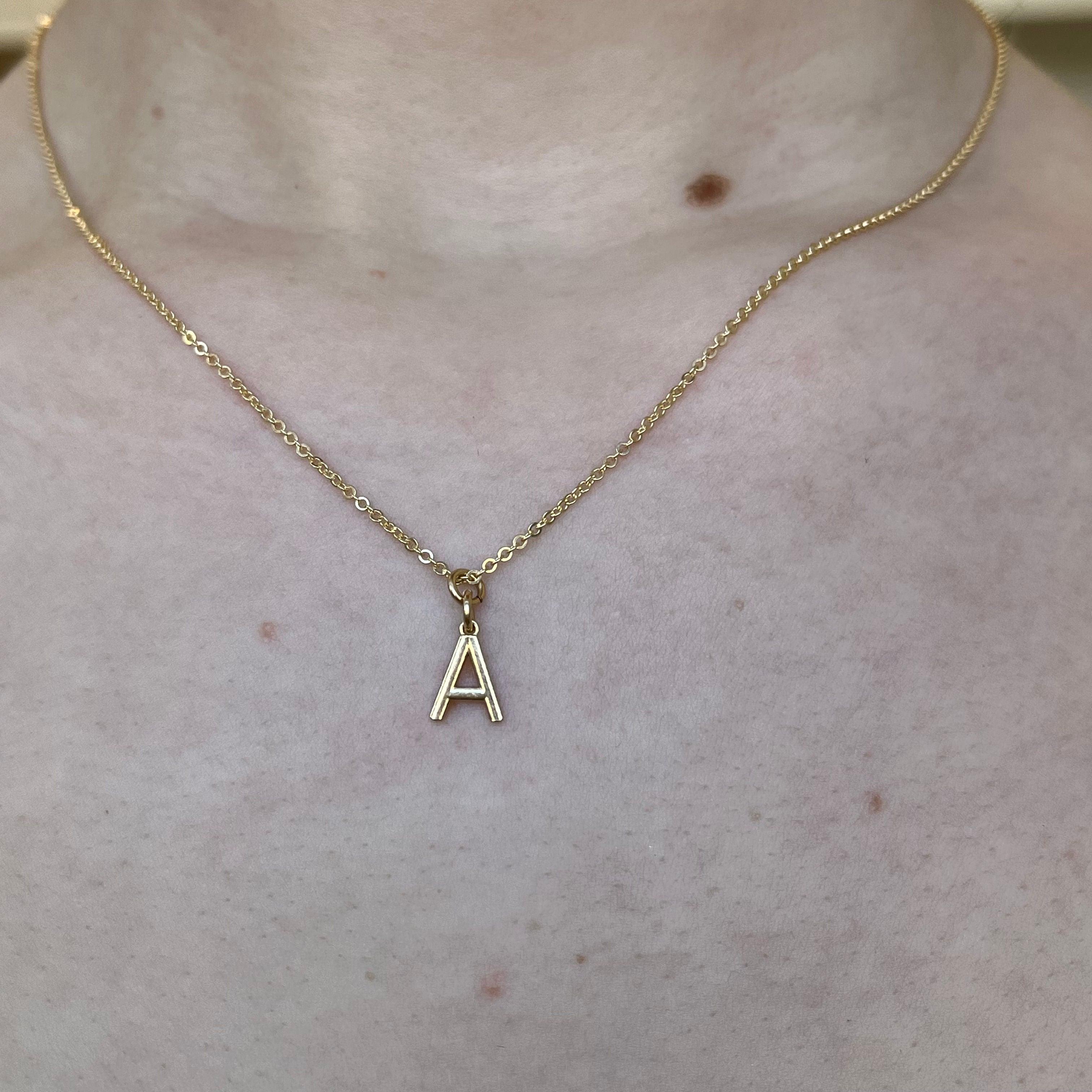 Gold Letter Charm - Nashelle