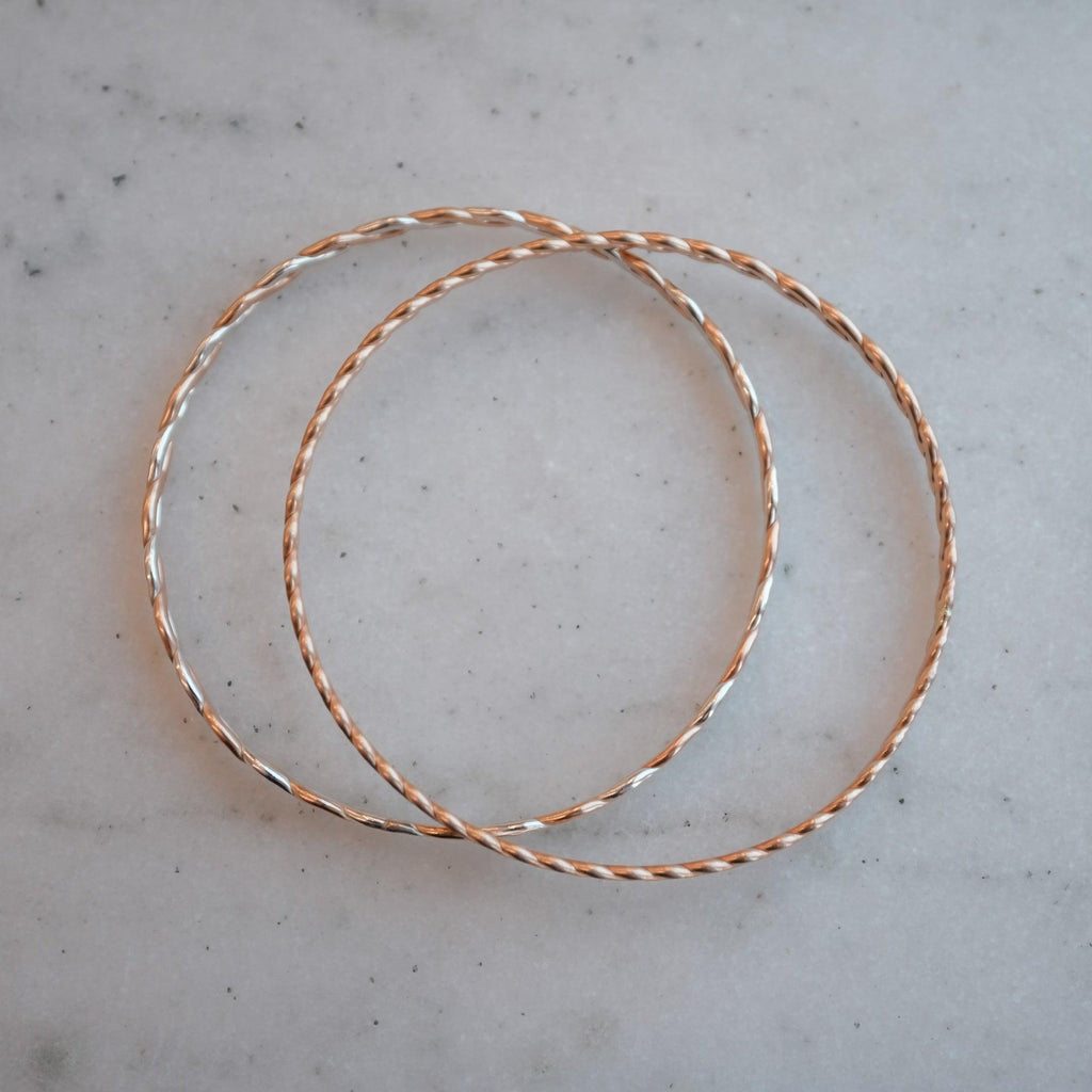 Twisted Wire Bangle - Nashelle