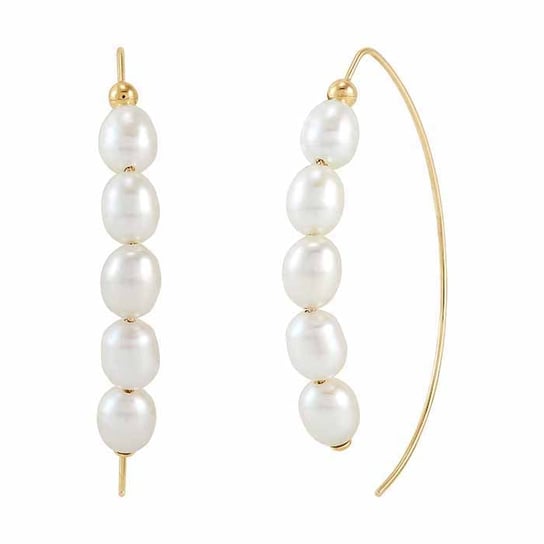 Pearl Arc Earrings
