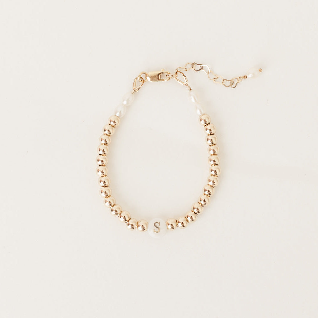 Poppy Initial Bracelet Mini