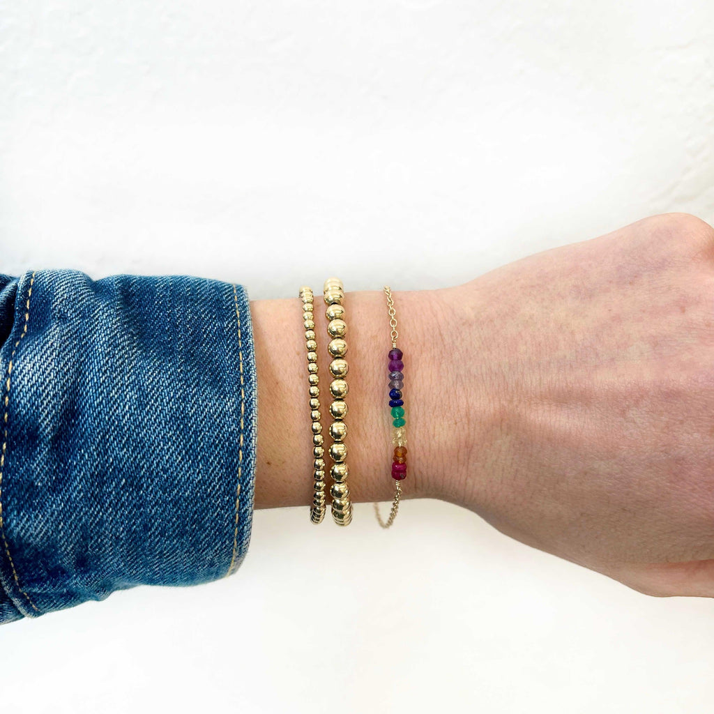 Rainbow Gem Bracelet - Nashelle