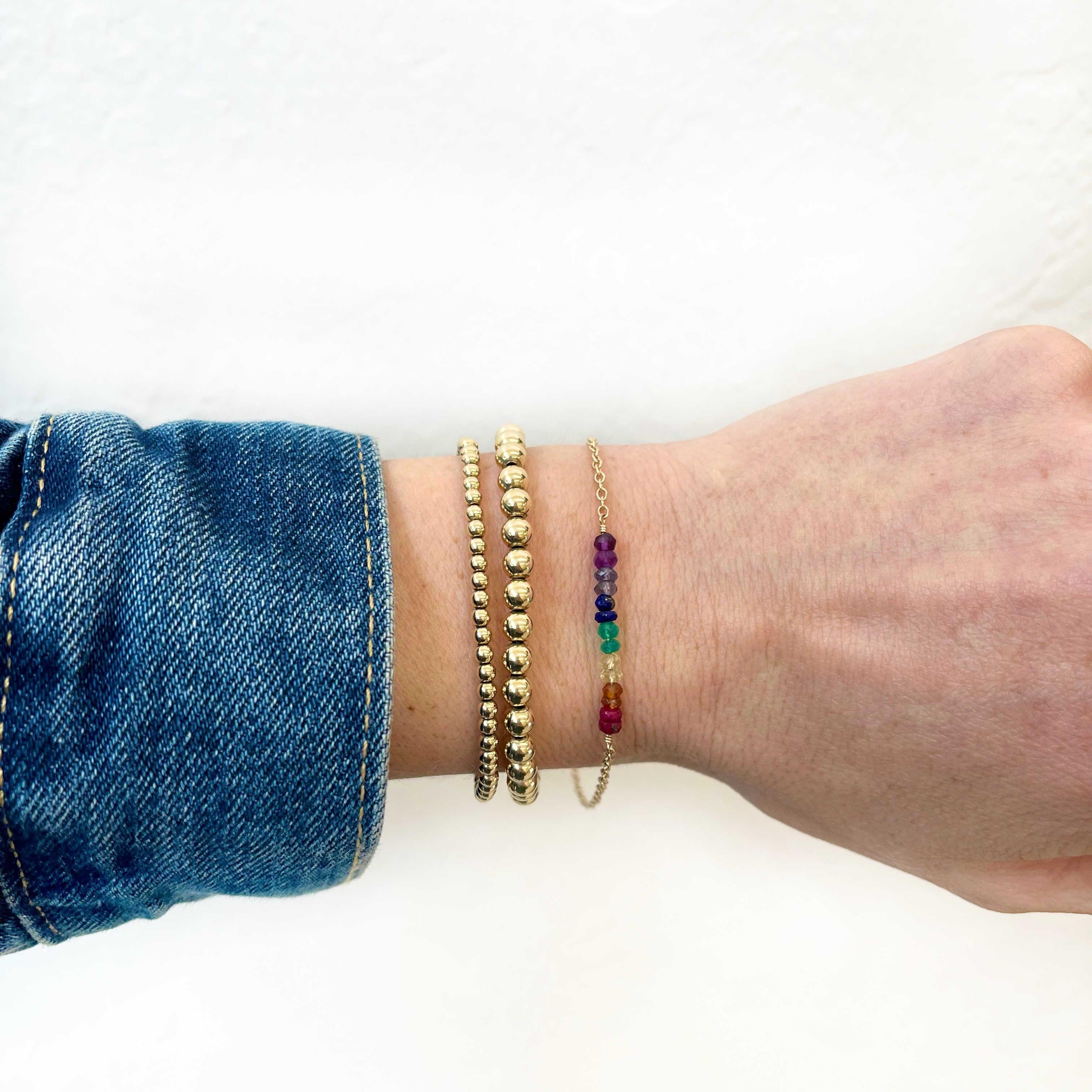 Rainbow Gem Bracelet - Nashelle