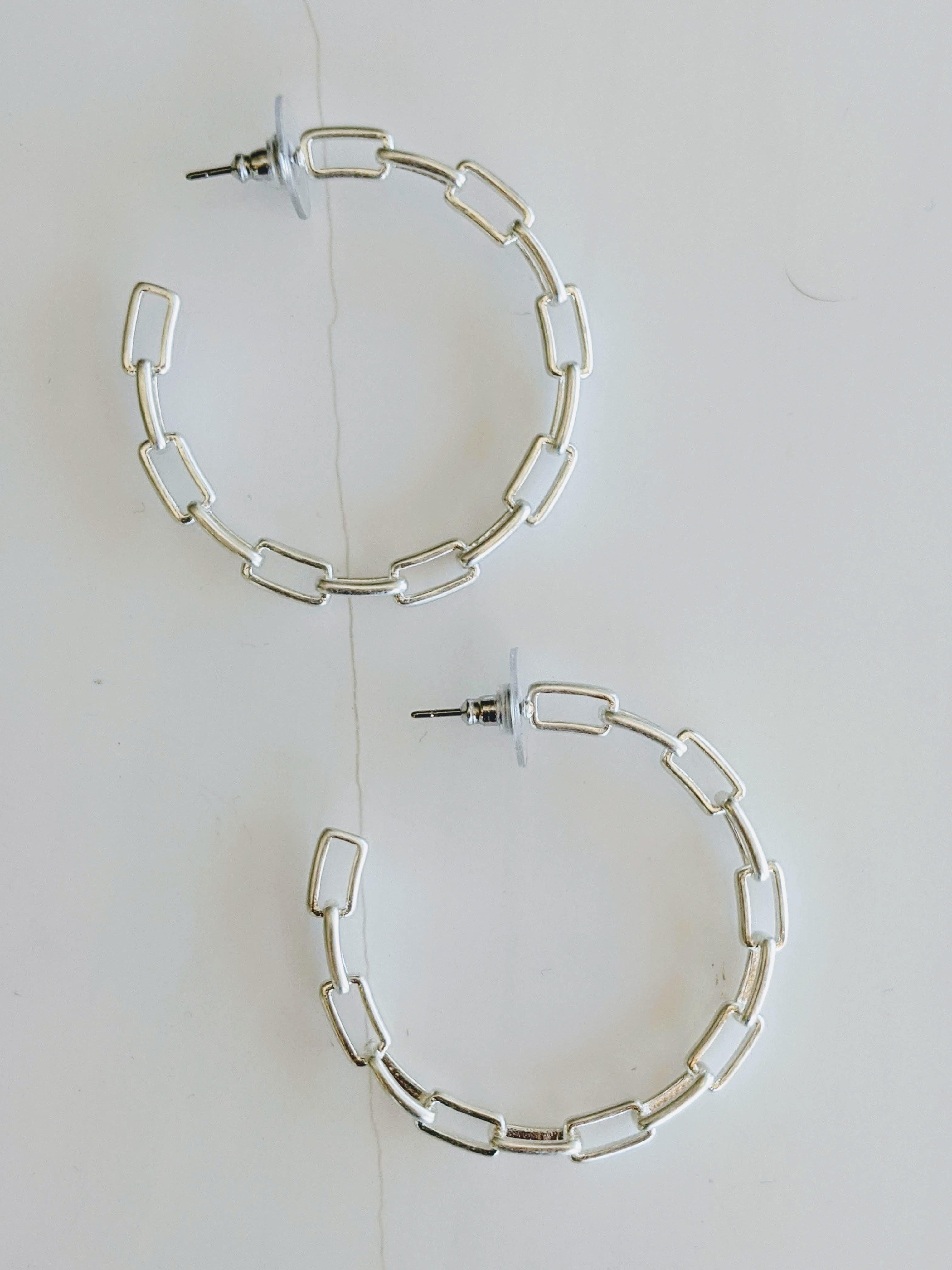 HARLOW Chain Link Earrings - Nashelle