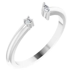 Negative Space Diamond Ring - Nashelle