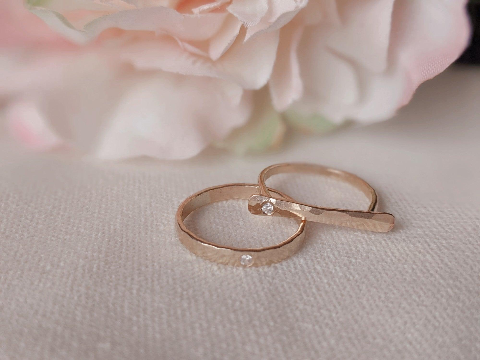 Coffee Ring with Diamond - Nashelle