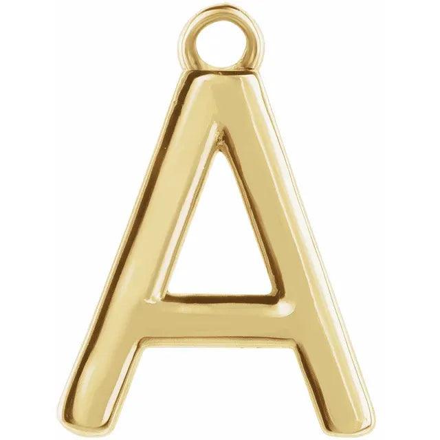 Gold Letter Charm - Nashelle
