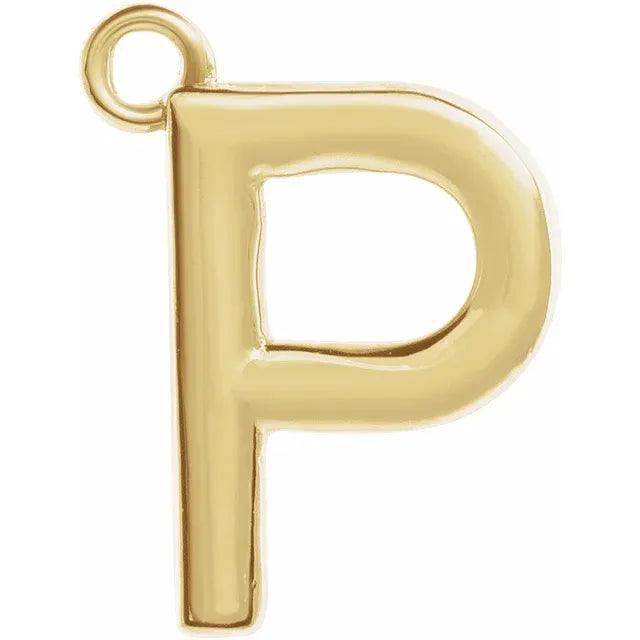 Gold Letter Charm - Nashelle