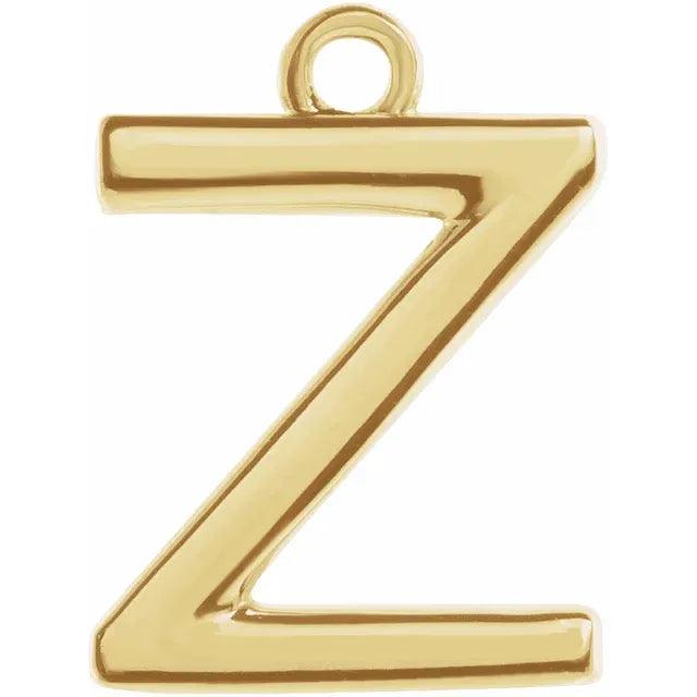 Gold Letter Charm - Nashelle