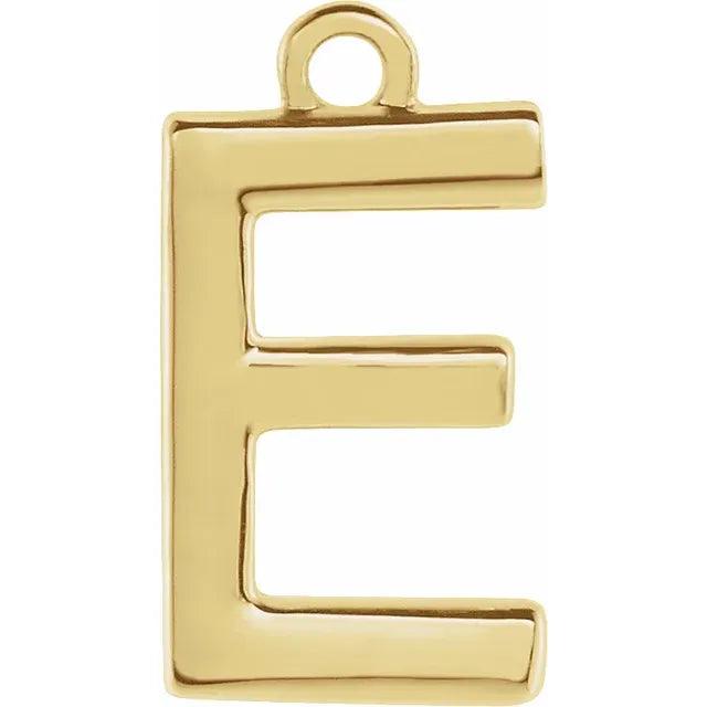 Gold Letter Charm - Nashelle