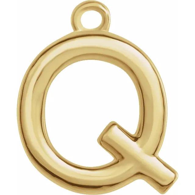 Gold Letter Charm - Nashelle