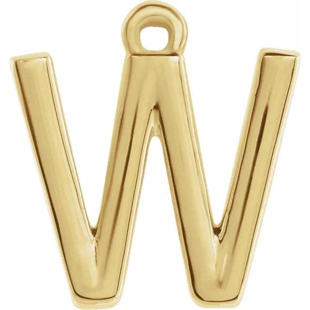 Gold Letter Charm - Nashelle