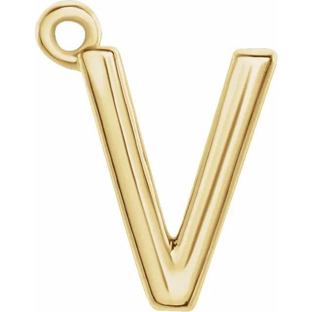 Gold Letter Charm - Nashelle