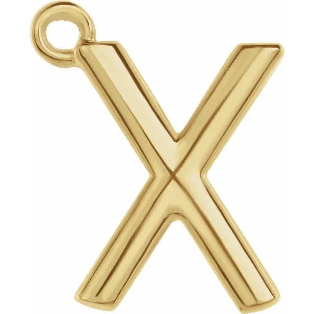 Gold Letter Charm - Nashelle