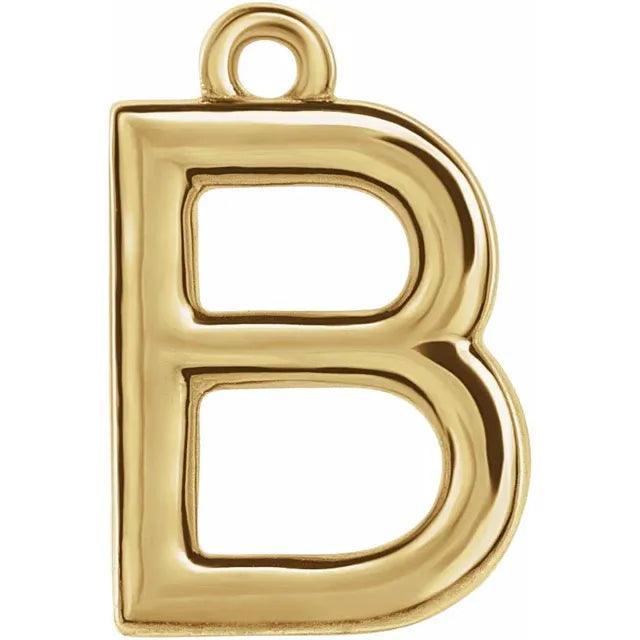 Gold Letter Charm - Nashelle