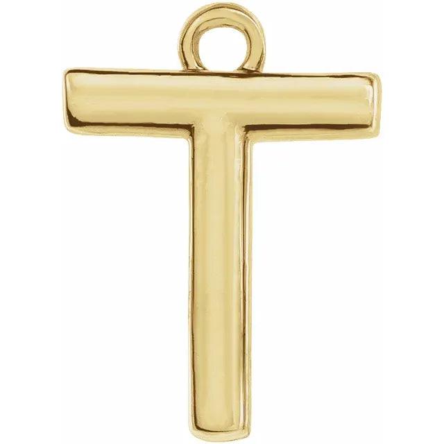 Gold Letter Charm - Nashelle