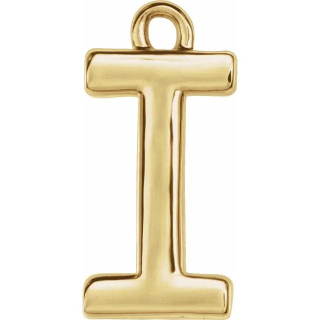 Gold Letter Charm - Nashelle