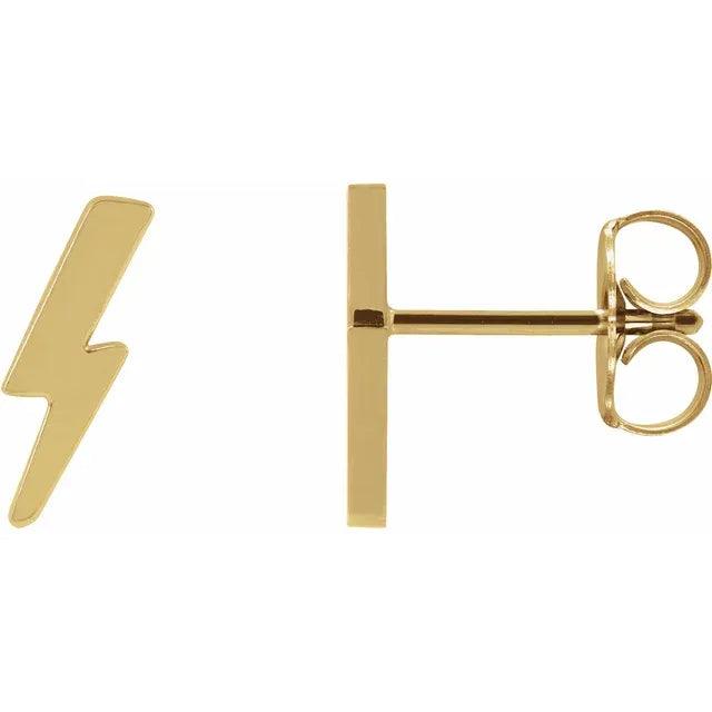 Lightning Bolt Studs - Nashelle