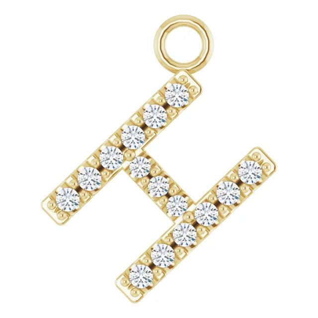 Diamond Letter Pendant - Nashelle