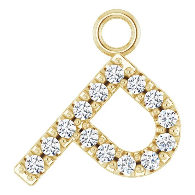 Diamond Letter Pendant - Nashelle