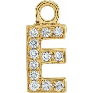 Diamond Letter Charm - Nashelle
